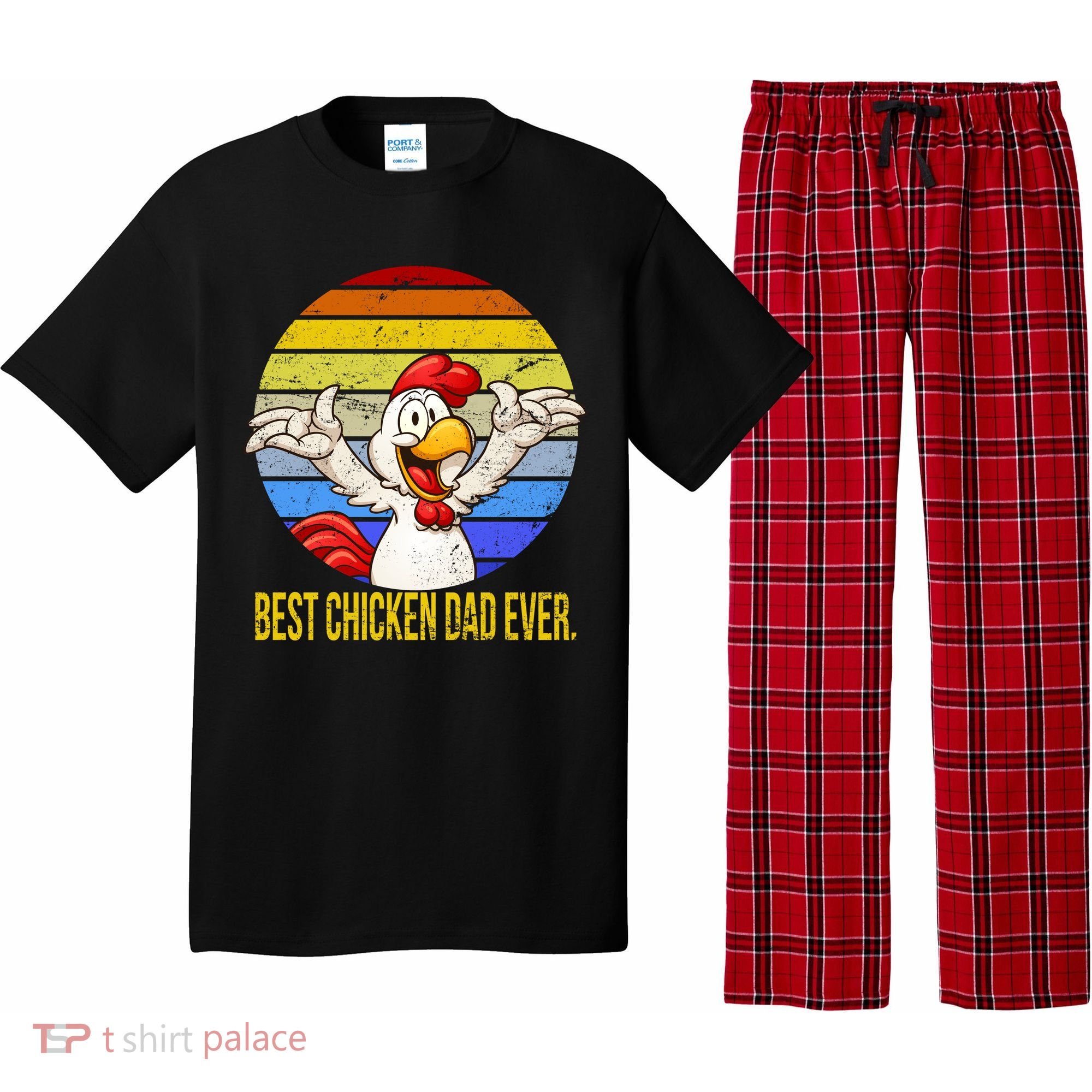 Best Chicken Dad Ever Pajama Set