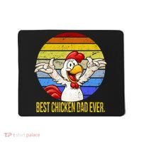 Best Chicken Dad Ever Mousepad thumb 0