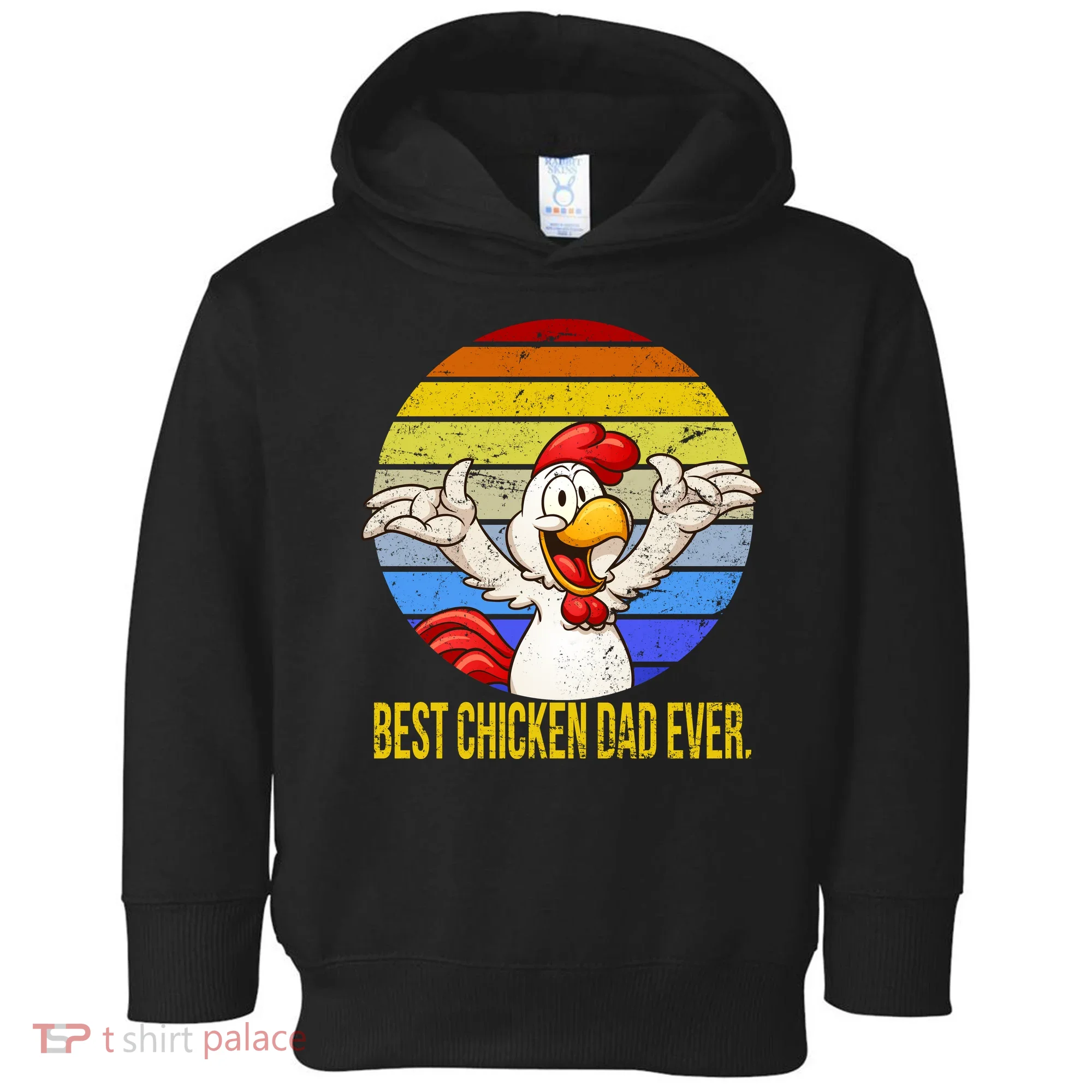 Best Chicken Dad Ever Toddler Hoodie