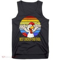 Best Chicken Dad Ever Tank Top thumb 0