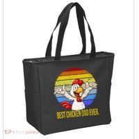 Best Chicken Dad Ever Tote Bag thumb 2