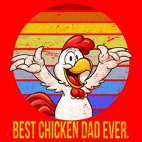 Best Chicken Dad Ever Santa Hat thumb 1