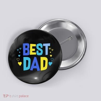 Best Dad Button