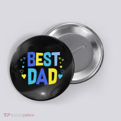 Best Dad Button