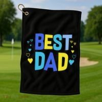 Best Dad Golf Towel thumb 1