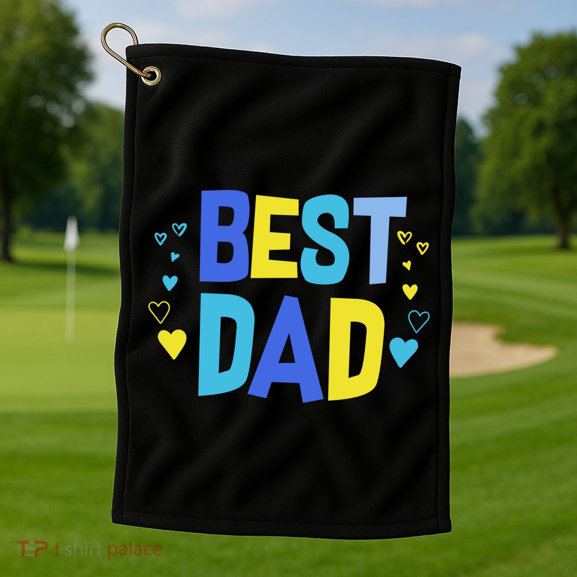 Best Dad Golf Towel