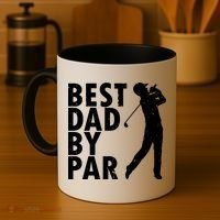 Best Dad By Par Coffee Mug thumb 4