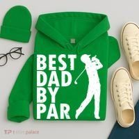Best Dad By Par Hoodie thumb 4