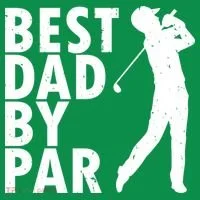 Best Dad By Par Kids Long Sleeve Shirt thumb 2