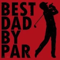 Best Dad By Par Christmas Stocking thumb 1