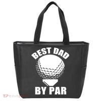 Best Dad By Par Funny Golf Dad Tote Bag thumb 0