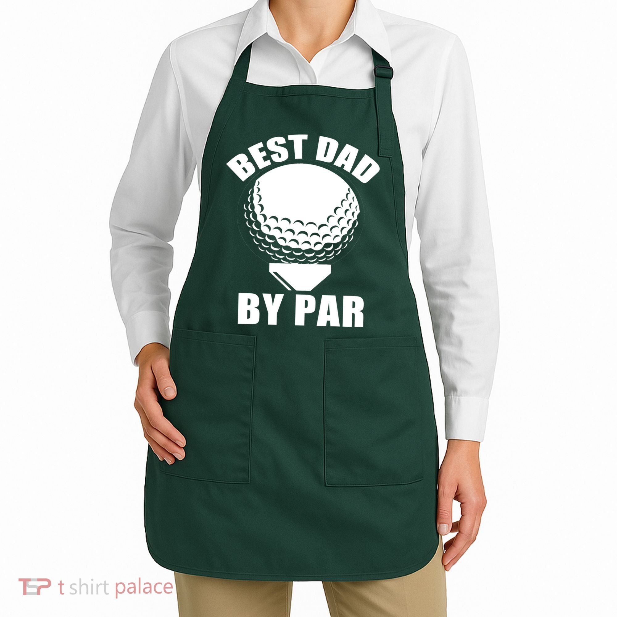 Best Dad By Par Funny Golf Dad Apron