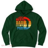 Best Dad By Par Retro Golf Sunset Hoodie thumb 0