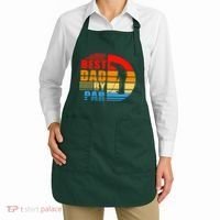 Best Dad By Par Retro Golf Sunset Apron thumb 2
