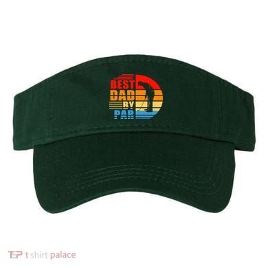 Best Dad By Par Retro Golf Sunset Visor