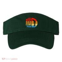 Best Dad By Par Retro Golf Sunset Visor thumb 0