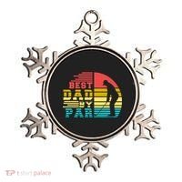 Best Dad By Par Retro Sunset Ornament thumb 0