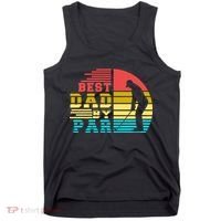 Best Dad By Par Retro Sunset Tank Top thumb 0