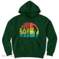 Best Dad By Par Retro Sunset Hoodie thumb 0