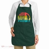 Best Dad By Par Retro Sunset Apron thumb 2