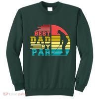 Best Dad By Par Retro Sunset Sweatshirt thumb 0