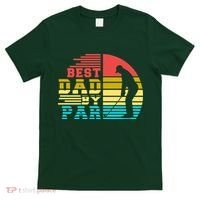 Best Dad By Par Retro Sunset T-Shirt thumb 0