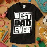 Best Dad Ever Kids T-Shirt thumb 3