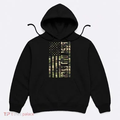 Best Dad Ever Army Flag Hoodie