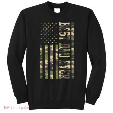 Best Dad Ever Army Flag Sweatshirt