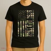Best Dad Ever Army Flag T-Shirt thumb 3