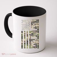 Best Dad Ever Army Flag Coffee Mug thumb 0