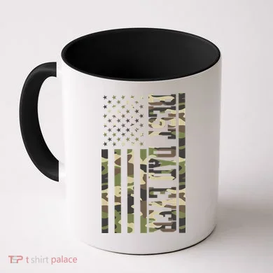 Best Dad Ever Army Flag Coffee Mug
