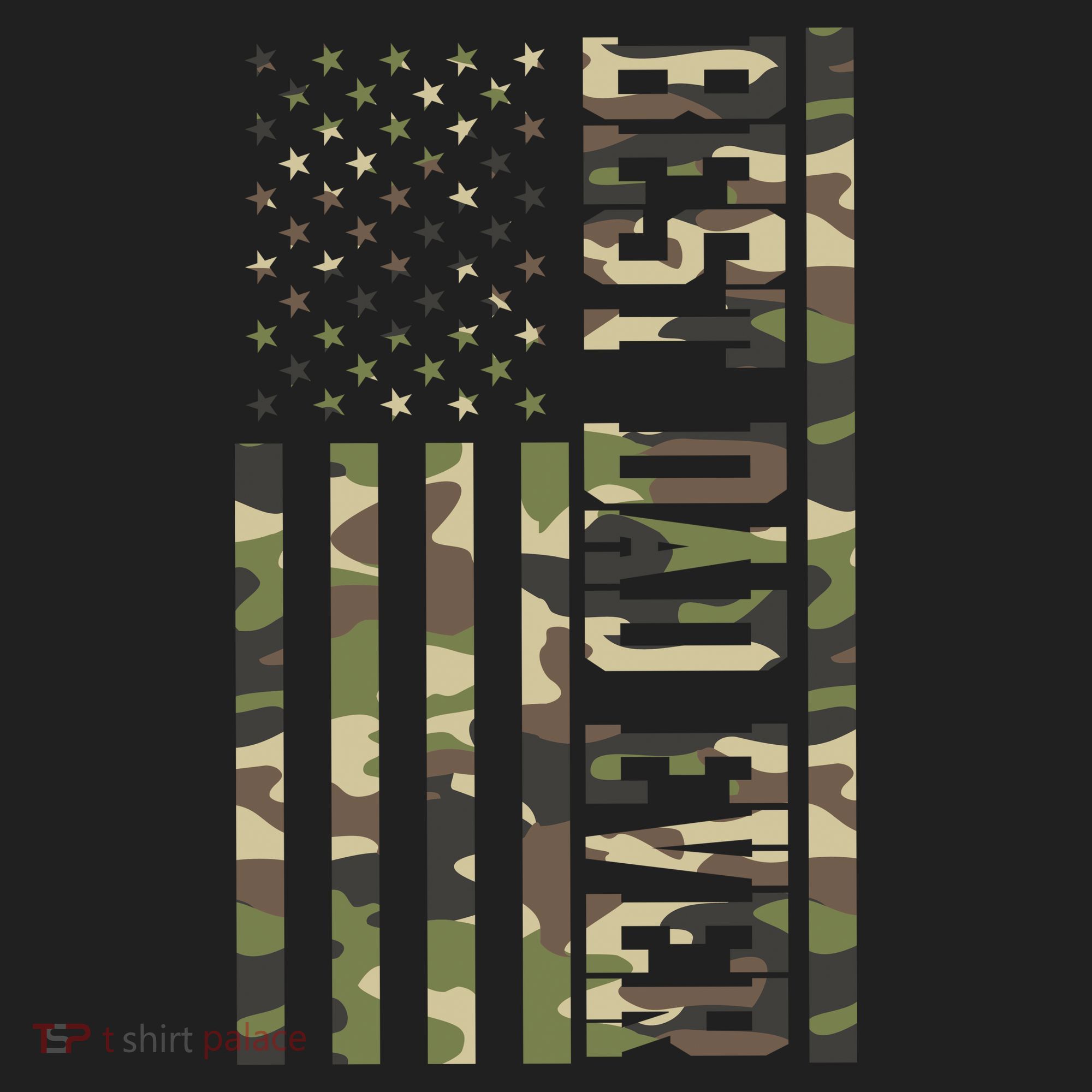 Best Dad Ever Army Flag Tumbler