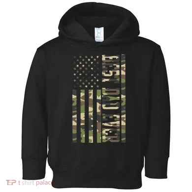 Best Dad Ever Army Flag Toddler Hoodie