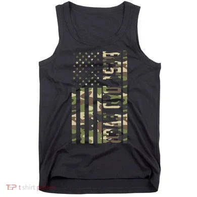 Best Dad Ever Army Flag Tank Top