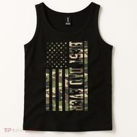 Best Dad Ever Army Flag Tank Top thumb 2