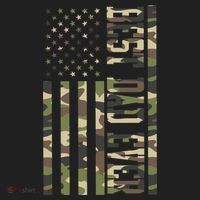 Best Dad Ever Army Flag Golf Towel thumb 3