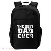 Best Dad Ever Block Logo Backpack thumb 0