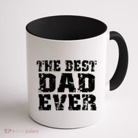 Best Dad Ever Block Logo Coffee Mug thumb 1