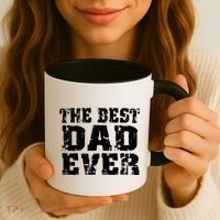 Best Dad Ever Block Logo Coffee Mug thumb 3