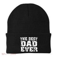 Best Dad Ever Block Logo Beanie thumb 0