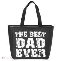 Best Dad Ever Block Logo Tote Bag thumb 0