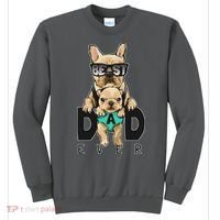 Best Dad Ever Cute Funny Dog Pug Dad Sweatshirt thumb 0