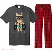 Best Dad Ever Cute Funny Dog Pug Dad Pajama Set thumb 0