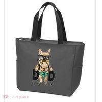 Best Dad Ever Cute Funny Dog Pug Dad Tote Bag thumb 3