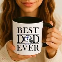 Best Dad Ever Dallas Football Coffee Mug thumb 3