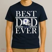 Best Dad Ever Dallas Football T-Shirt thumb 3