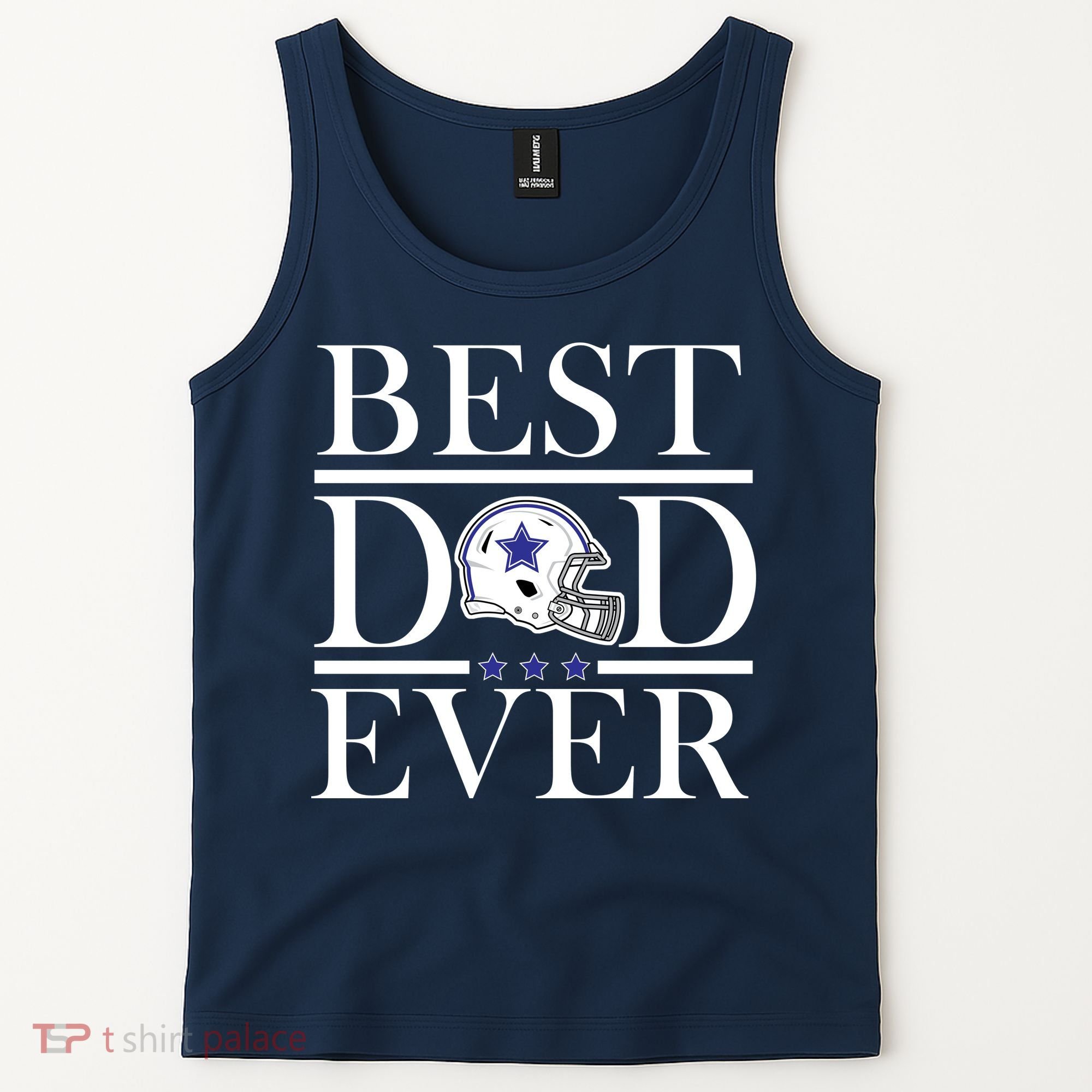 Best Dad Ever Dallas Football Tank Top