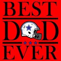 Best Dad Ever Dallas Football Santa Hat thumb 1
