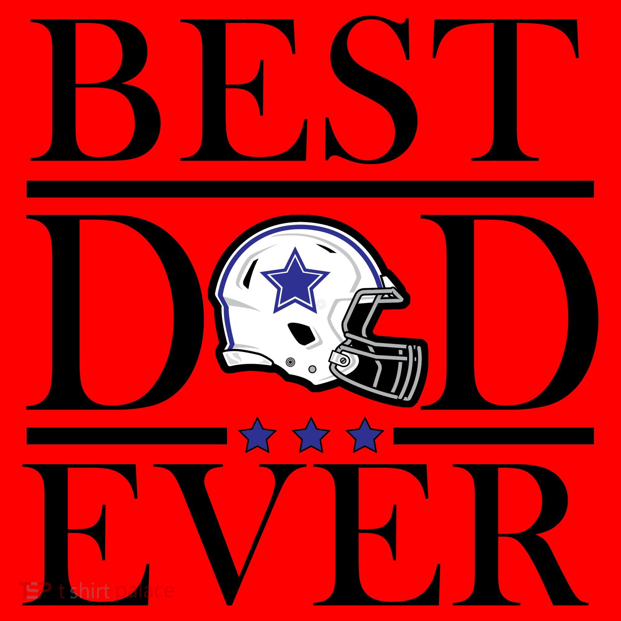 Best Dad Ever Dallas Football Santa Hat